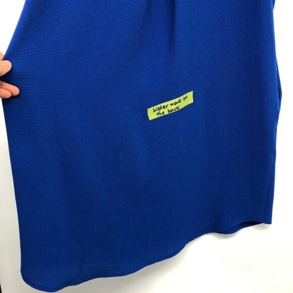 Monk & Lou Cobalt Blue Short Sleeve Shift Dress size L - Picture 13 of 16